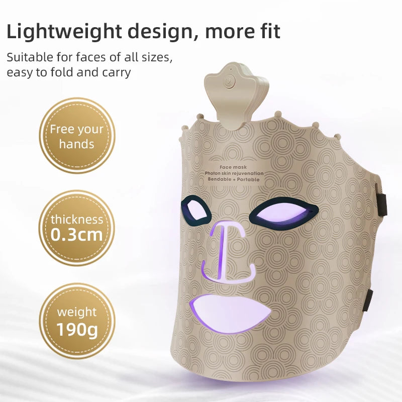 Led Facial Mask Light Therapy 7 Colors